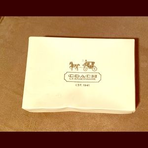 Coach wallet white/blue